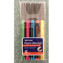 Marcador de pintura metálica 4PCS en bolsa de PVC